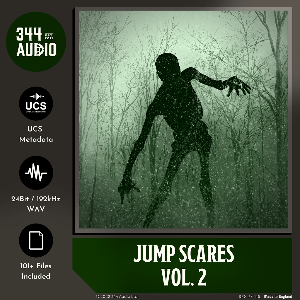 Jump Scares Vol. 2 Jumpscare Sound Effects Library