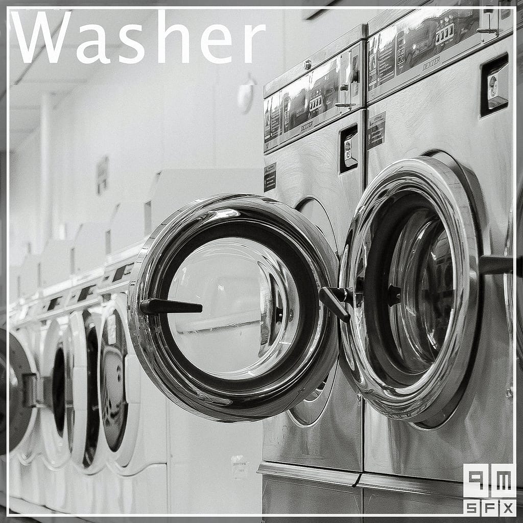 Washer Washing Machine Sound Effects Library