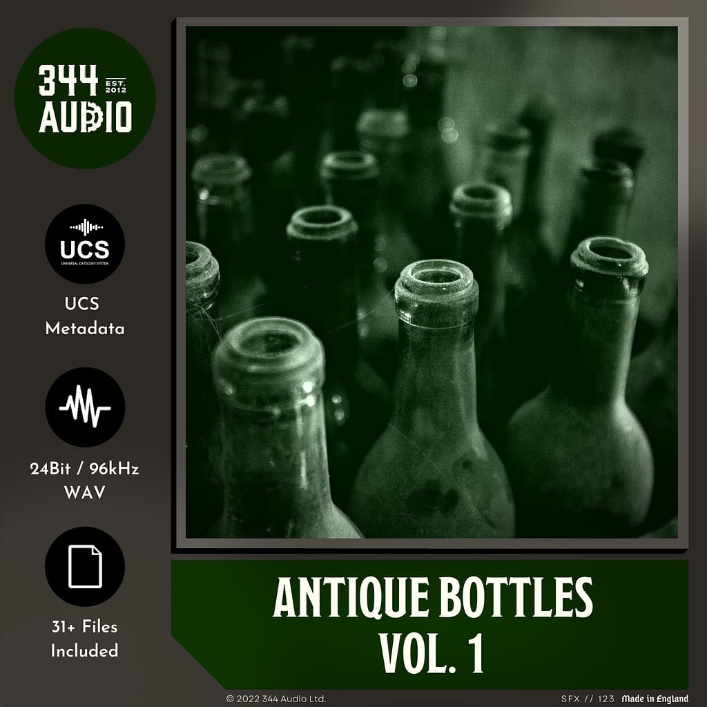Antique Bottles Glass Bottle Sound Effects Library