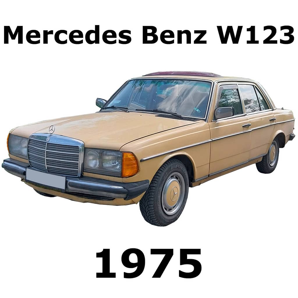 Mercedes Benz E Class W123 1975 executive car