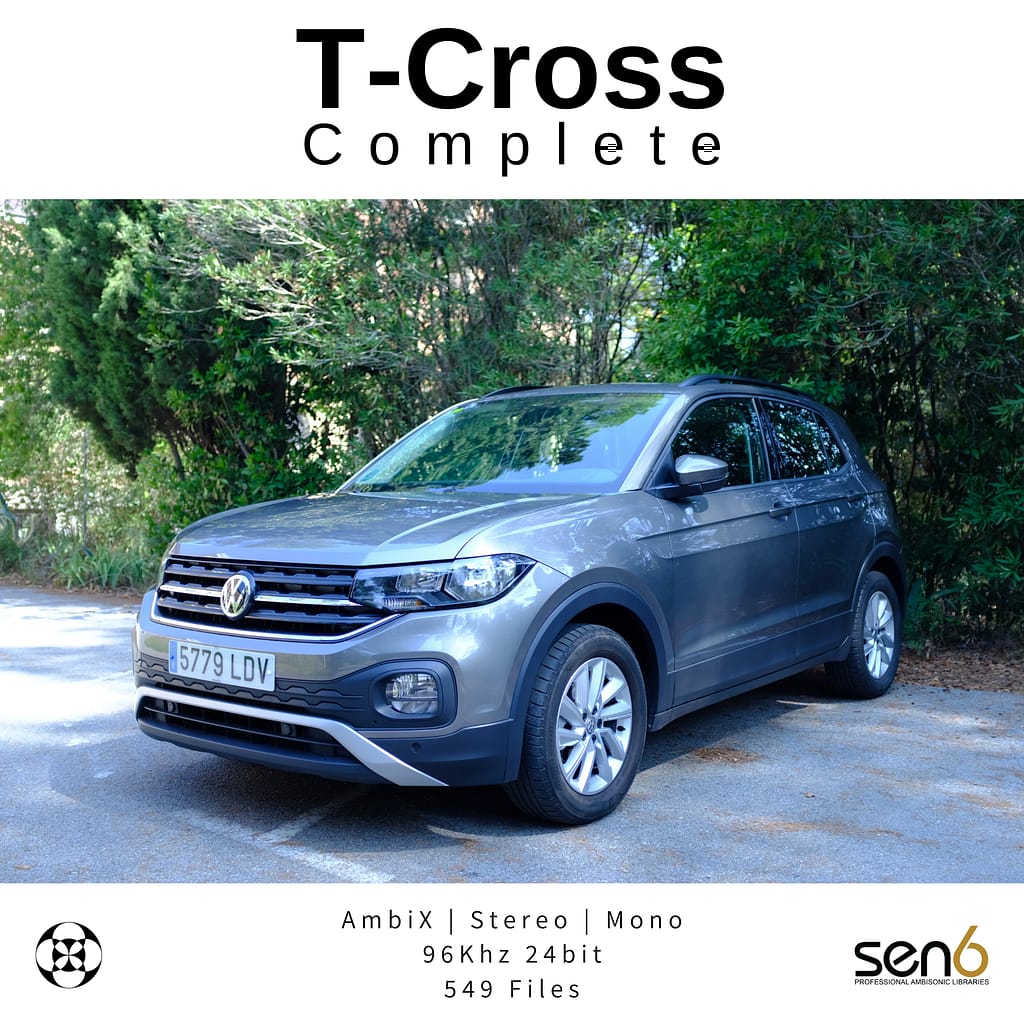 Volkswagen TCross Complete Vehicle Multi Mic Sound Effects Library