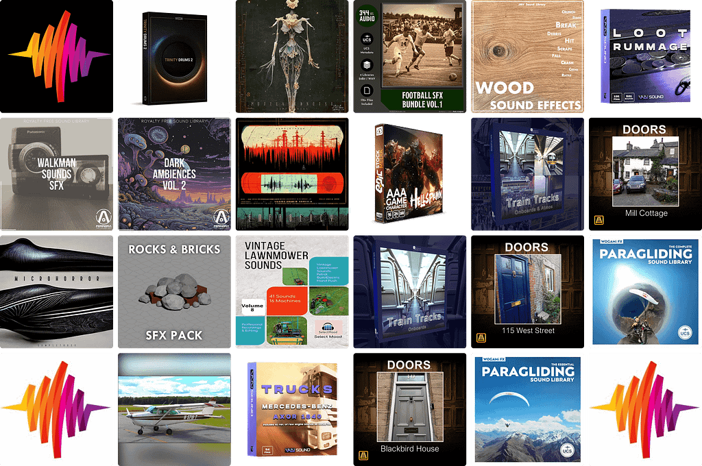 21 Great New Sound Libraries Cottage Doors, Classic Walkmans, Looting