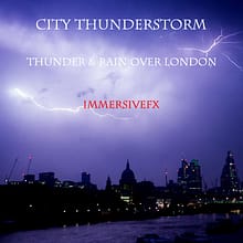 City Thunderstorm sound effects