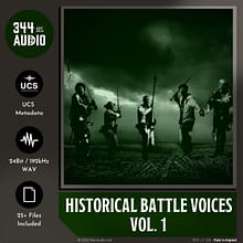 Historical Battle Voices sound effects library