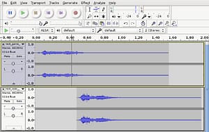 Editing robot voices in Audacity