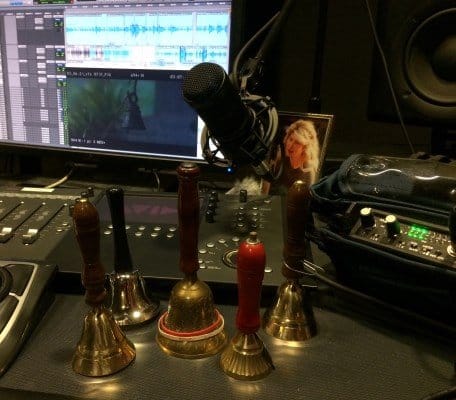 Recording bells for The Nun