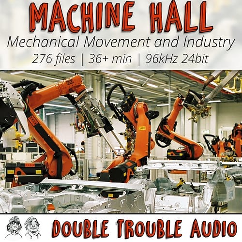 machine hall sound effects library