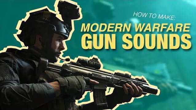 Modern Warfare weapon sound effects