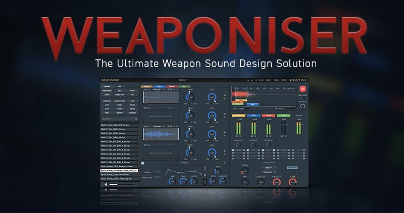 Weaponiser sound effects library