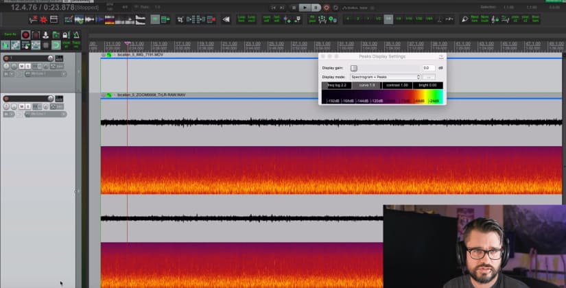 Reaper field recording sound effects