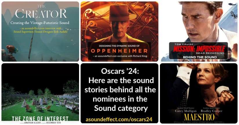 Oscar Nominees for Sound 2024