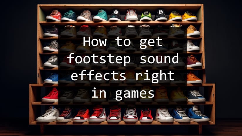 Game audio footstep sound effects tutorial
