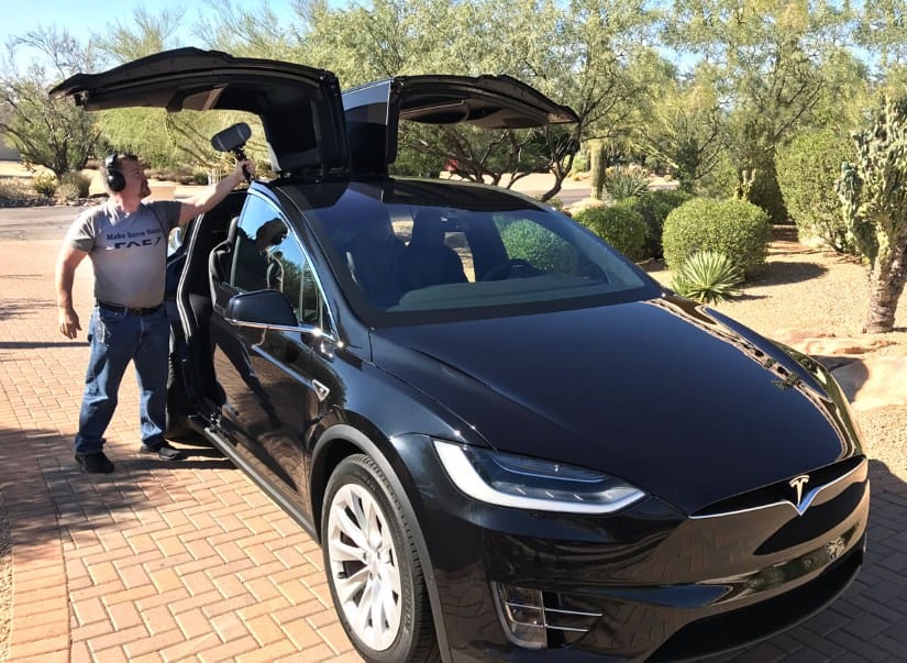 Tesla Model X recording