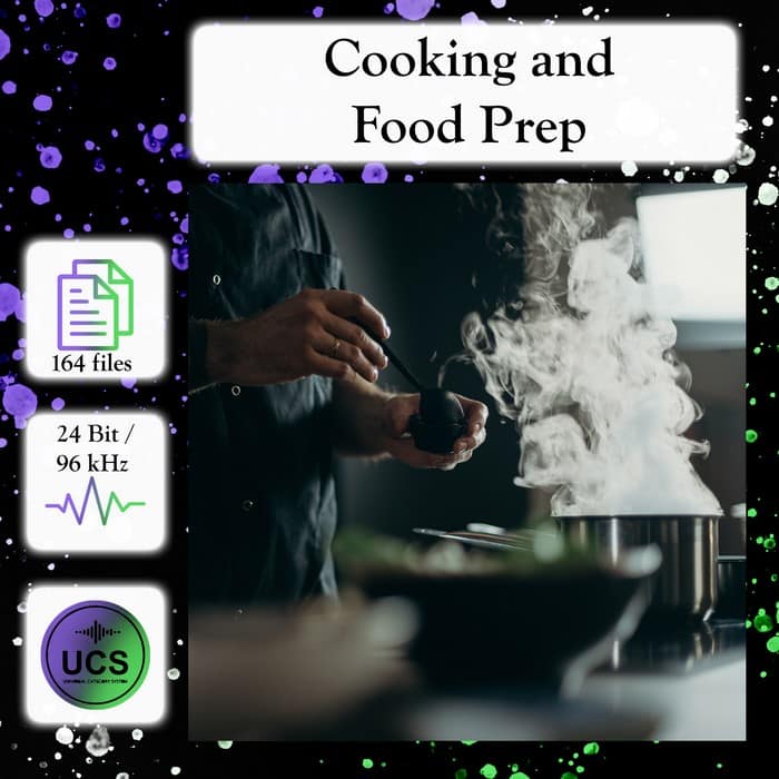 Cooking And Food Prep Cooking Sound Effects Library