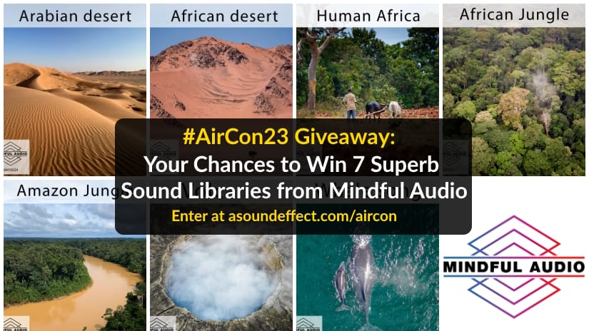 AirCon ’23 – the free online conference about sound featuring 50+ talks & interviews – is live! Learn more & Enter The Giveaway here:
