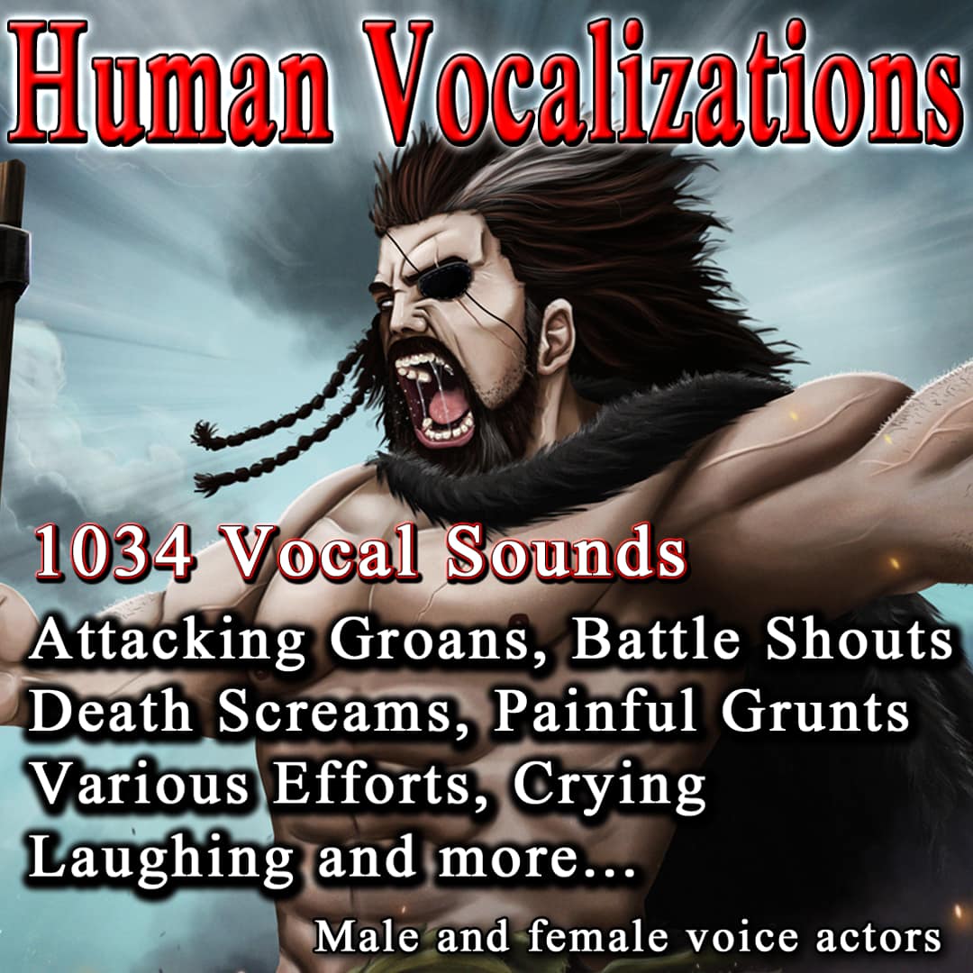 Human Vocalizations Vocal Sound Effects Library