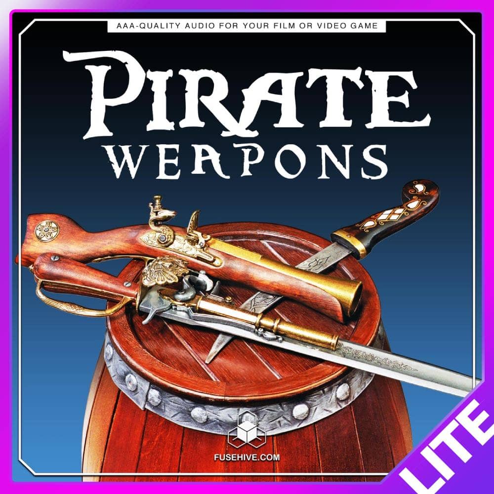 Royalty-Free Pirate Weapons Sound Effects Library LITE