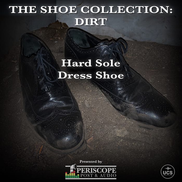 The Shoe Collection Dirt Hard Sole Dress Shoe Footstep Sound