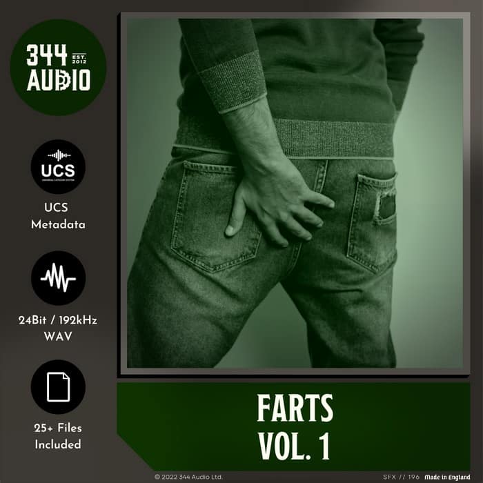 Farts Vol. 1 Farts Sound Effects Library