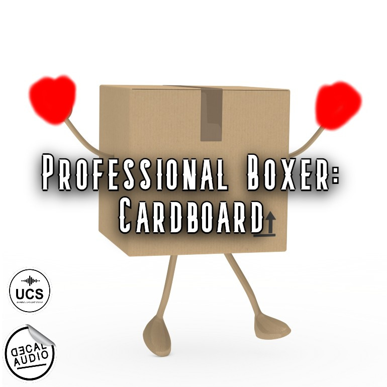 Professional Boxer- Cardboard