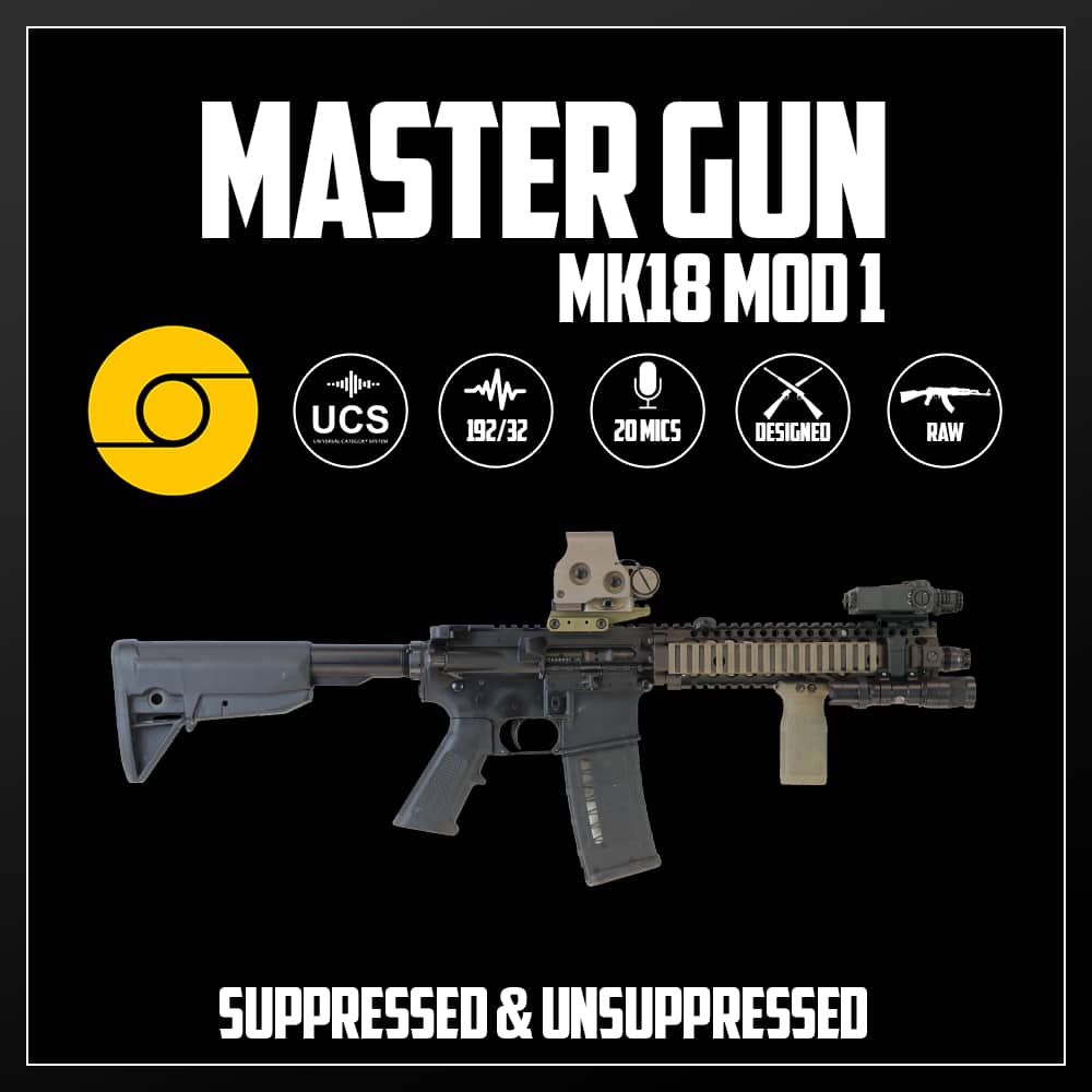 MASTERGUN - MK18 Mod 1 | Guns Sound Effects Library | Asoundeffect.com