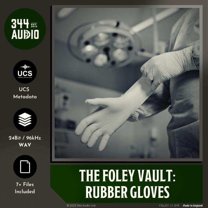 The Foley Vault Rubber Gloves Rubber Gloves Sound Effects Library