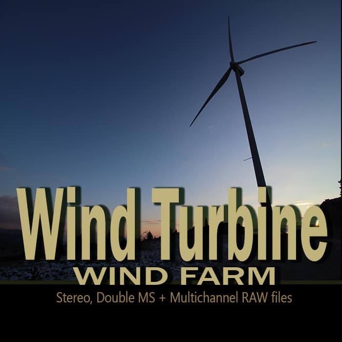 Wind Turbine, Wind Farm, Turbine Sound Effects Library