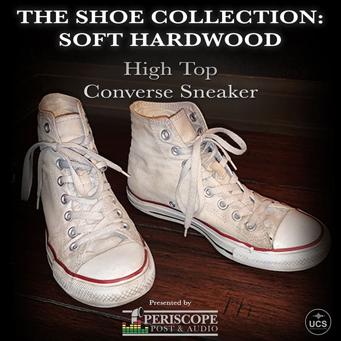 The Shoe Collection: Soft Hardwood- High Top Converse Sneaker | Footstep  Sound Effects Library 