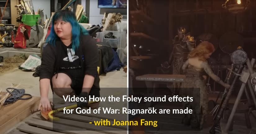 Video: How the Foley sounds for God of War: Ragnarök are made – with Joanna Fang