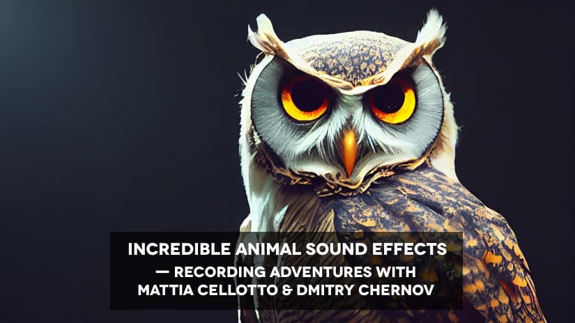 Incredible animal sound effects – recording adventures with Mattia Cellotto & Dmitry Chernov
