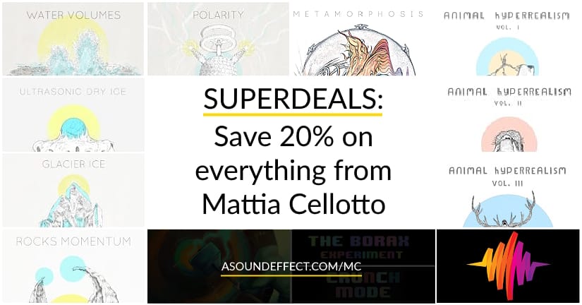 SUPERDEALS: Save 20% on everything from Mattia Cellotto while you have the chance:
