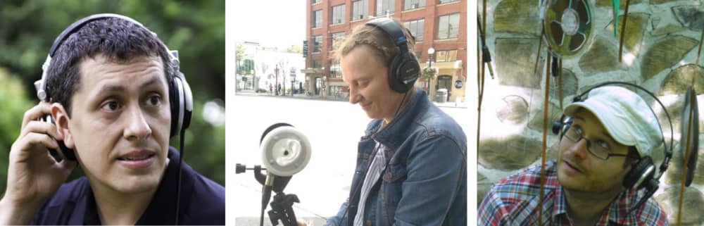 2 men and a woman record sounds