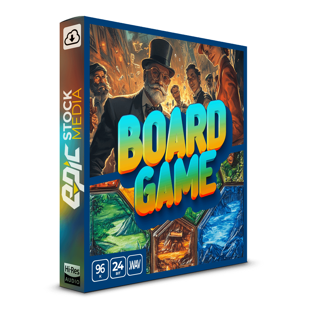 Board Game Sound Effects Kit – Sounds for Digital Tabletop, Card, Dice and Match Games and Apps