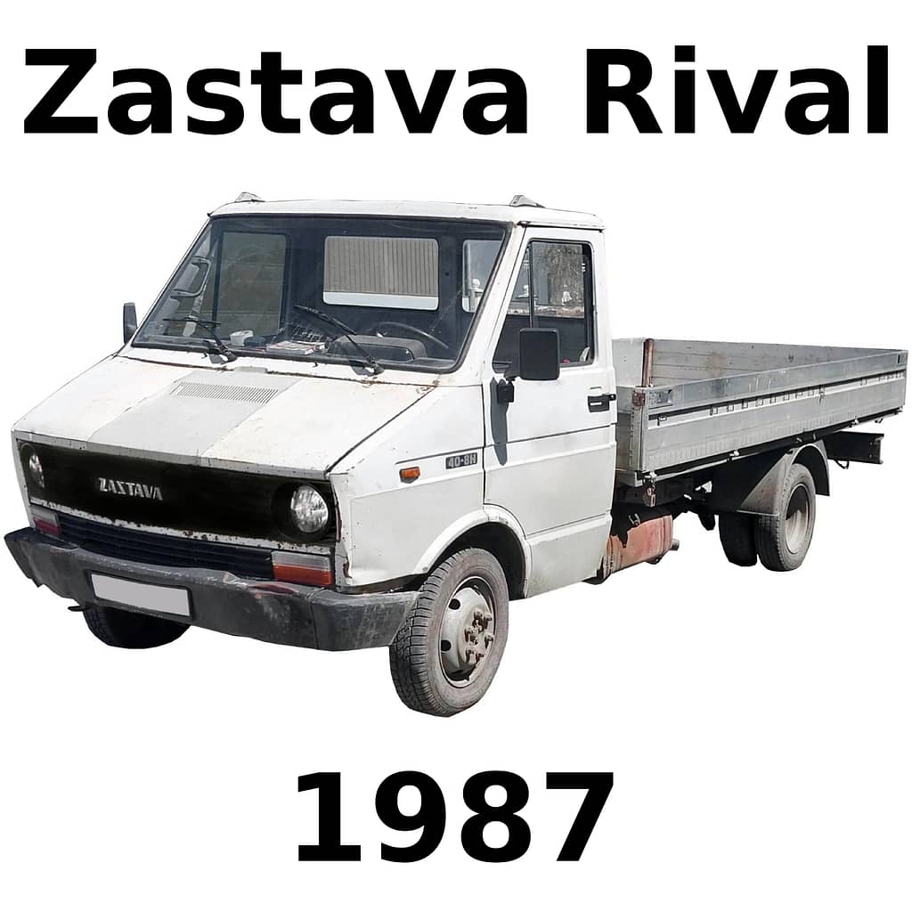 Zastava Rival 1987 truck