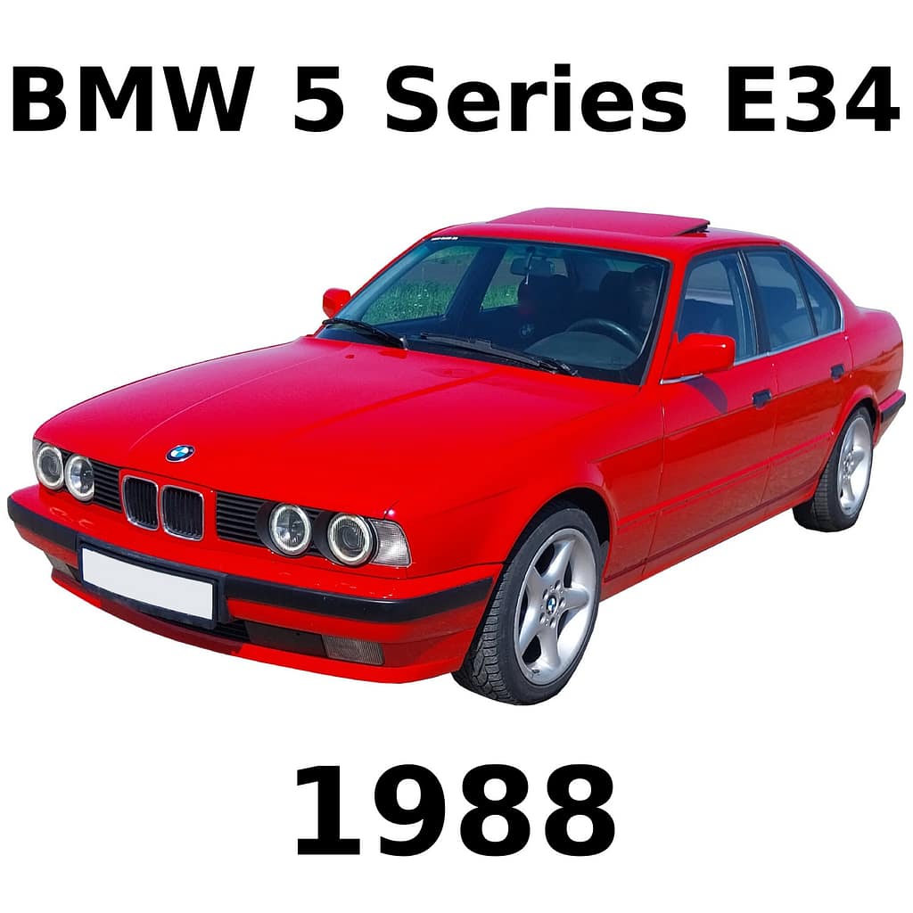 BMW 5 Series E34 1988 executive car