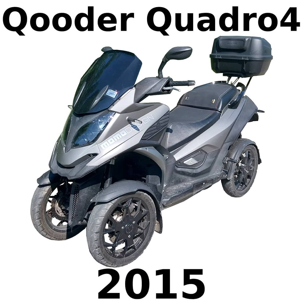 Qooder Quadro4 2015 quadricycle scooter motorcycle