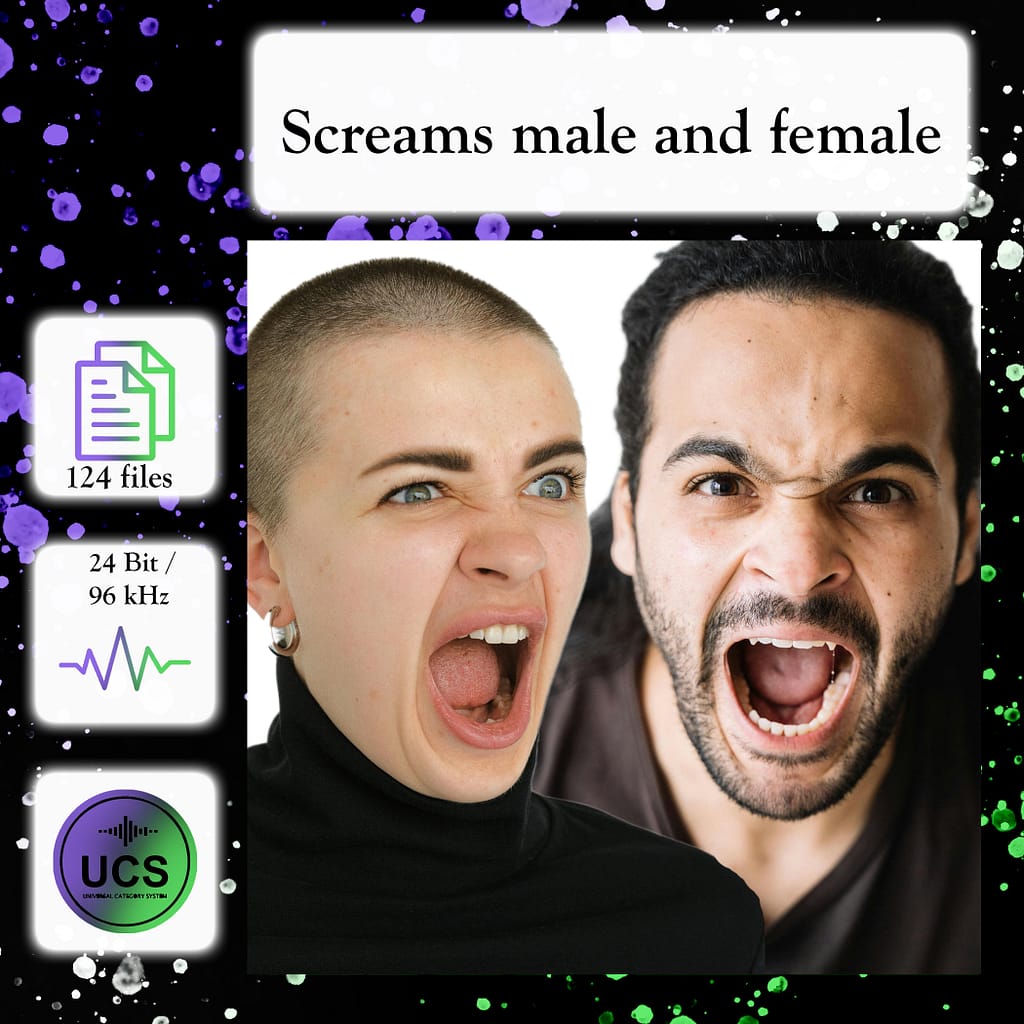 Screams male and female