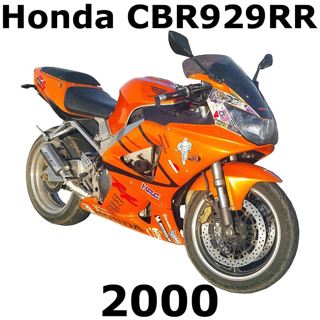 Honda CBR929RR 2000 sport bike motorcycle