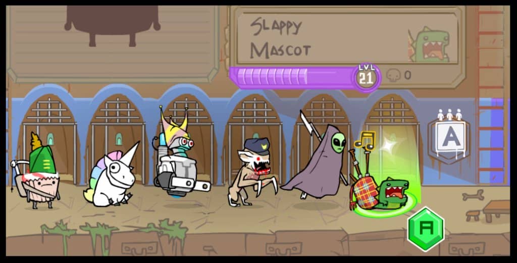 Six fighters are chosen ranging from unicorns to robots to cupcakes