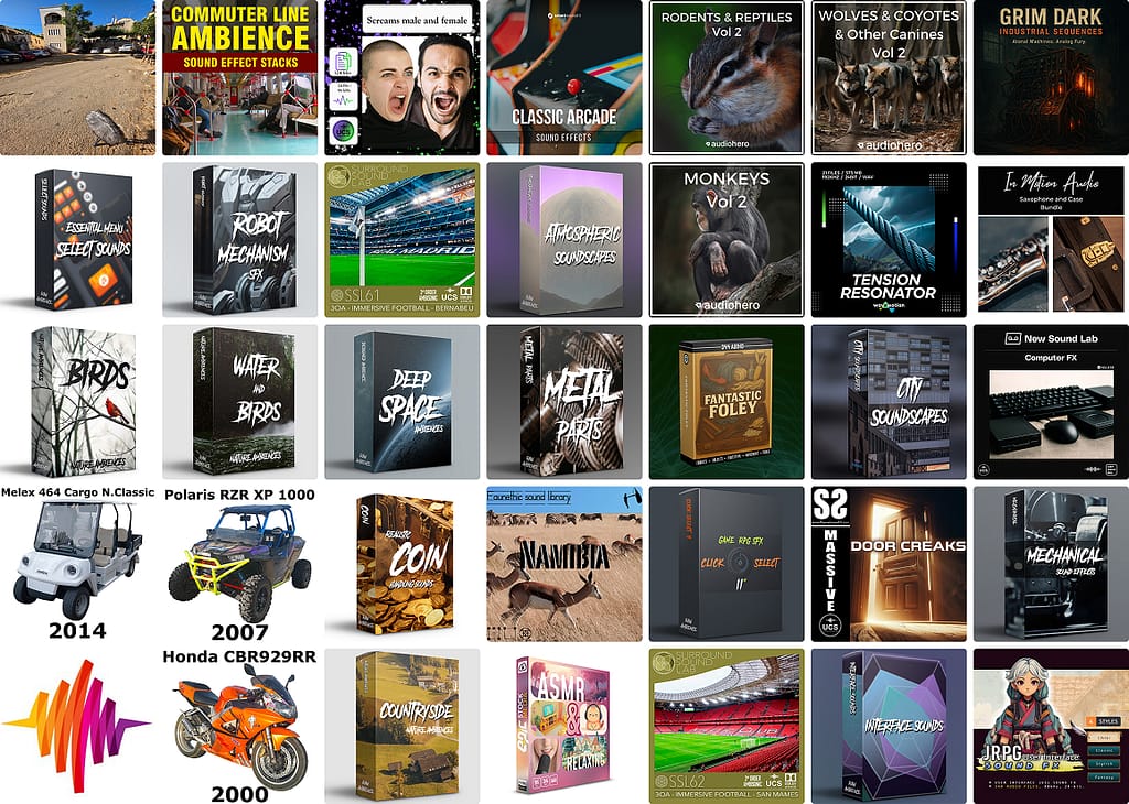34 great new sound libraries: Thrilling screams, tension, wild animals, football, ASMR effects, and much, much more