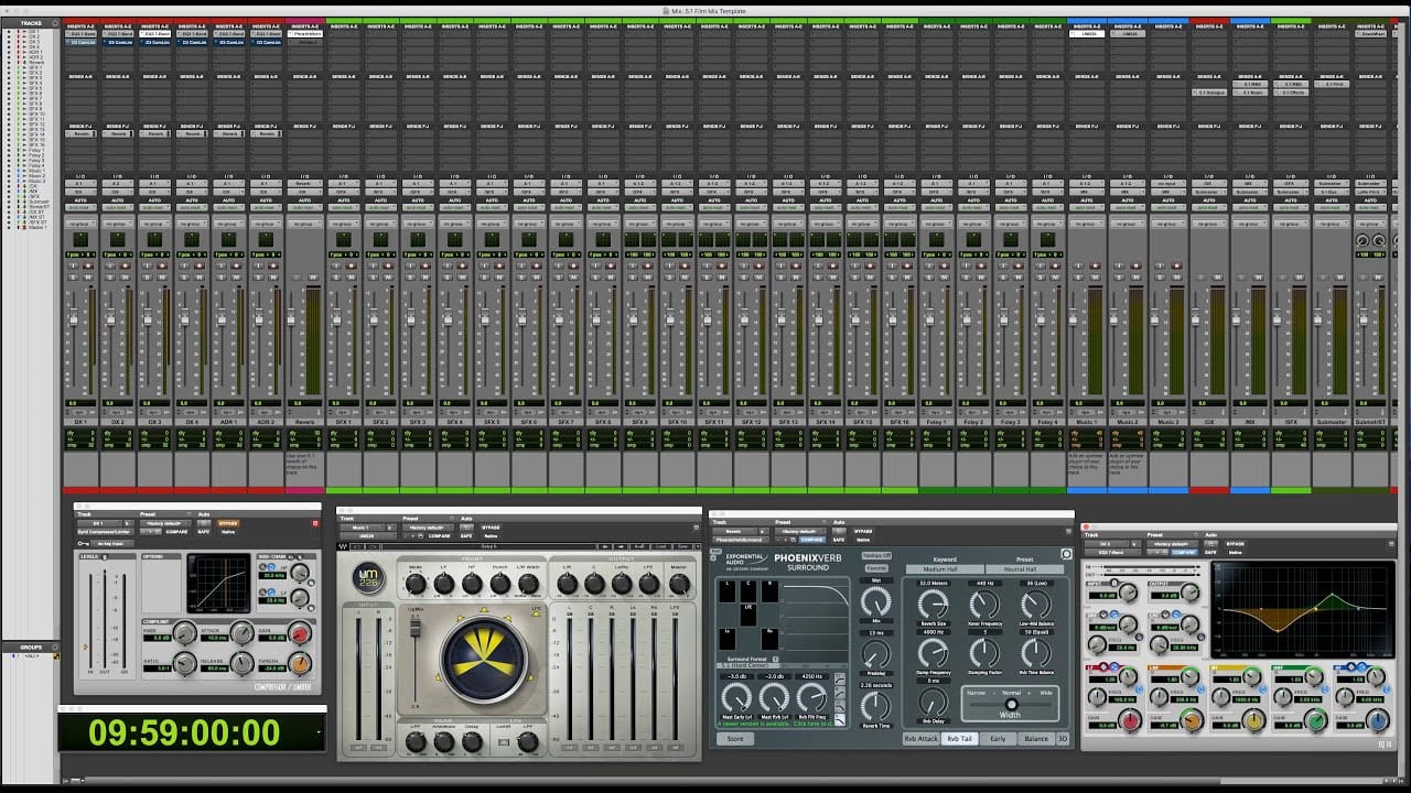 How to create Pro Tools templates for post production