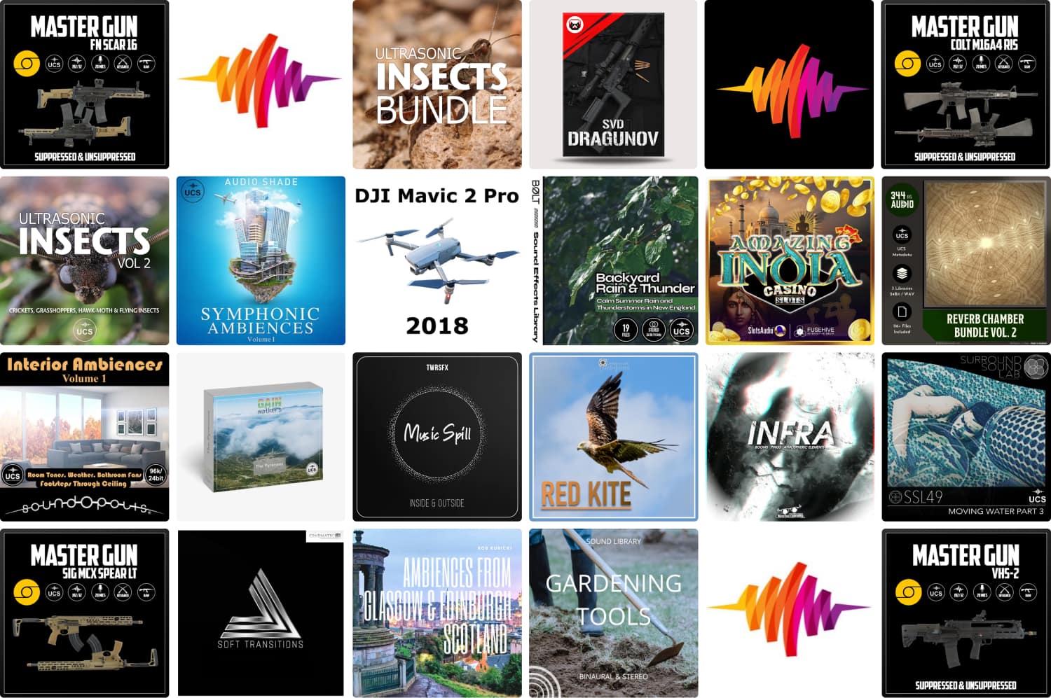 21 new sound libraries