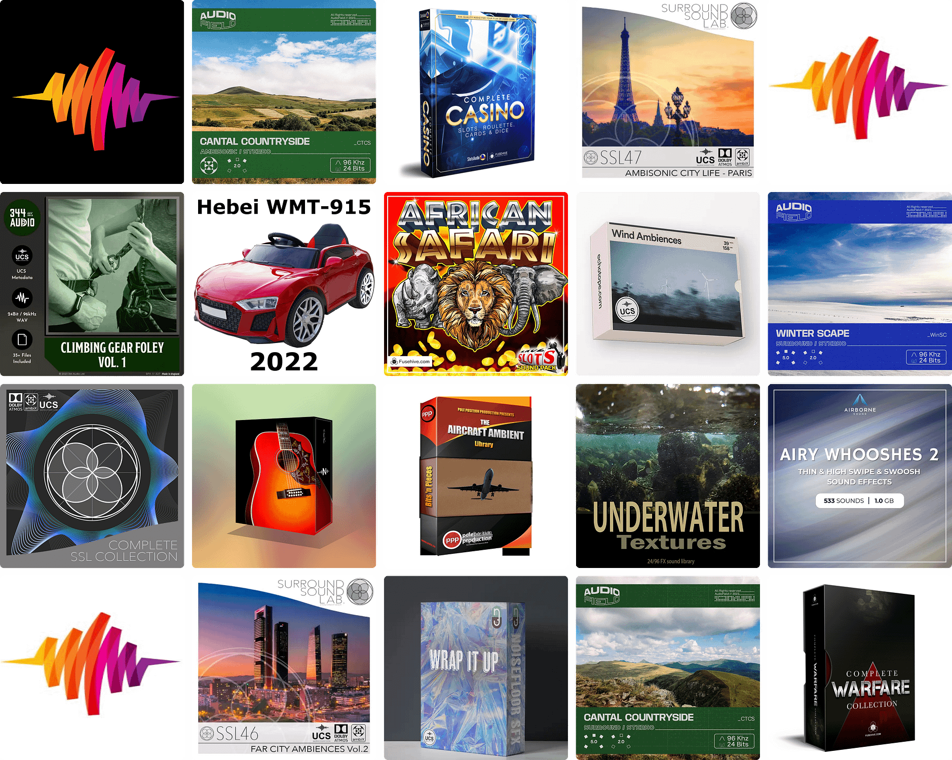 17 new sound libraries