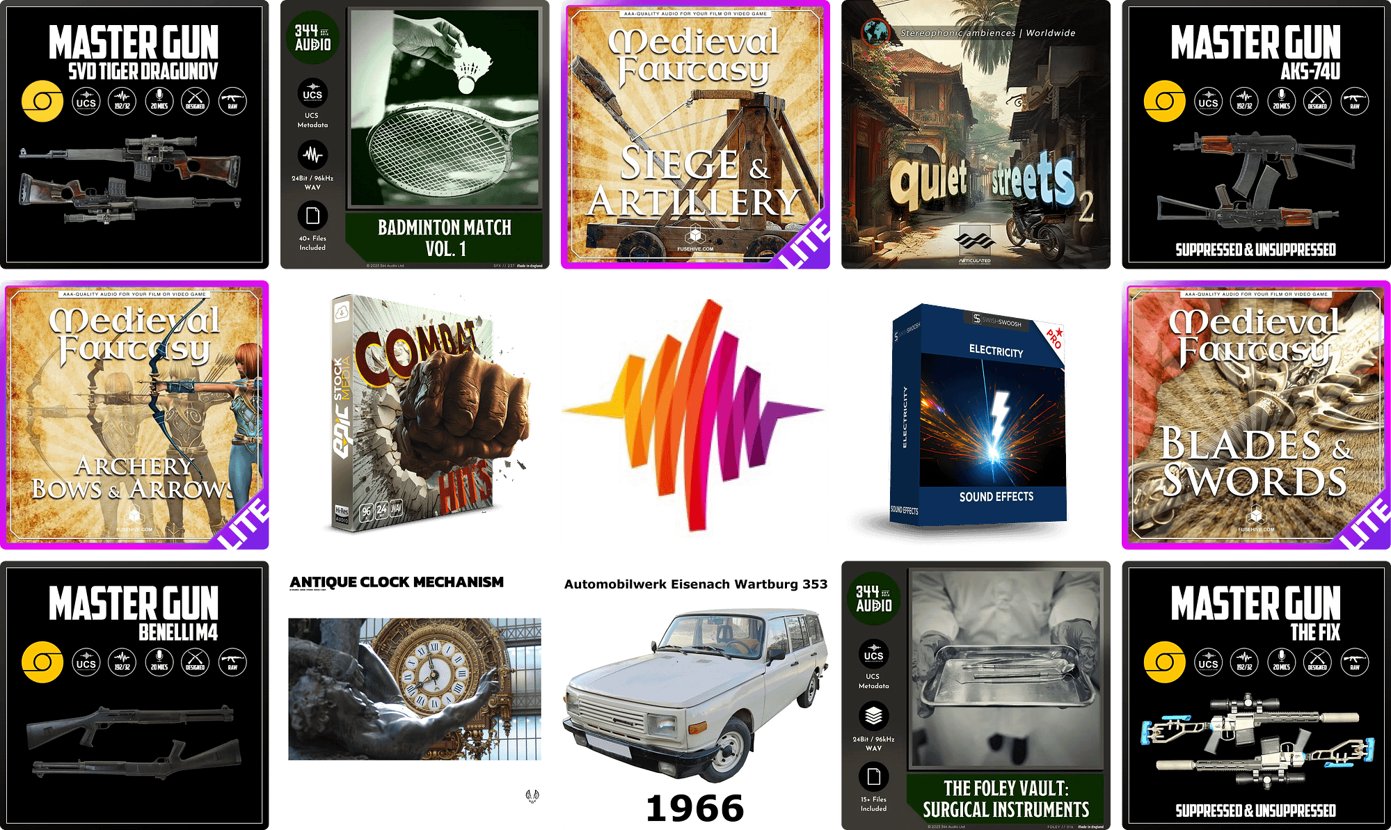 14 sound libraries