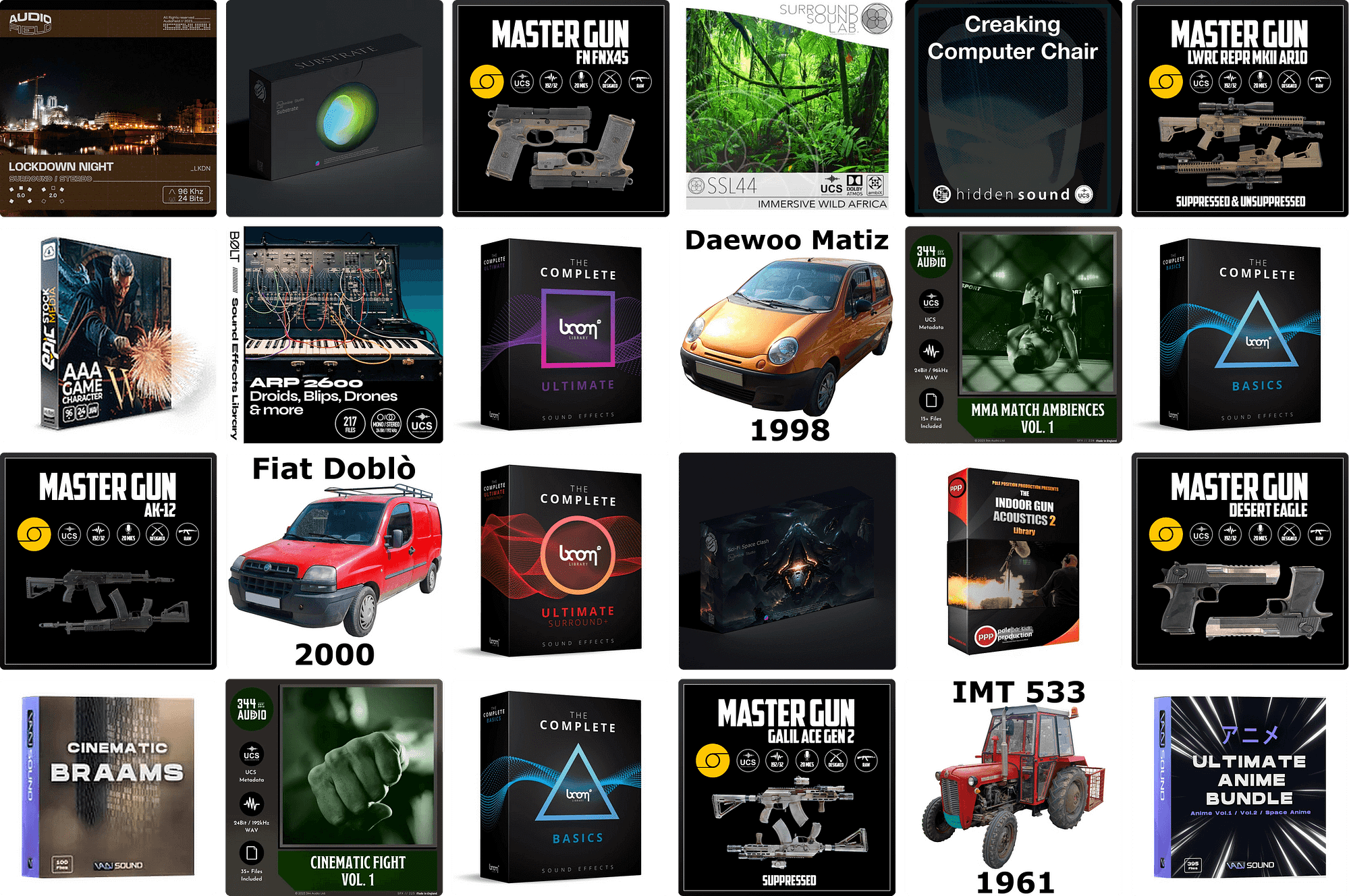 24 new sound libraries