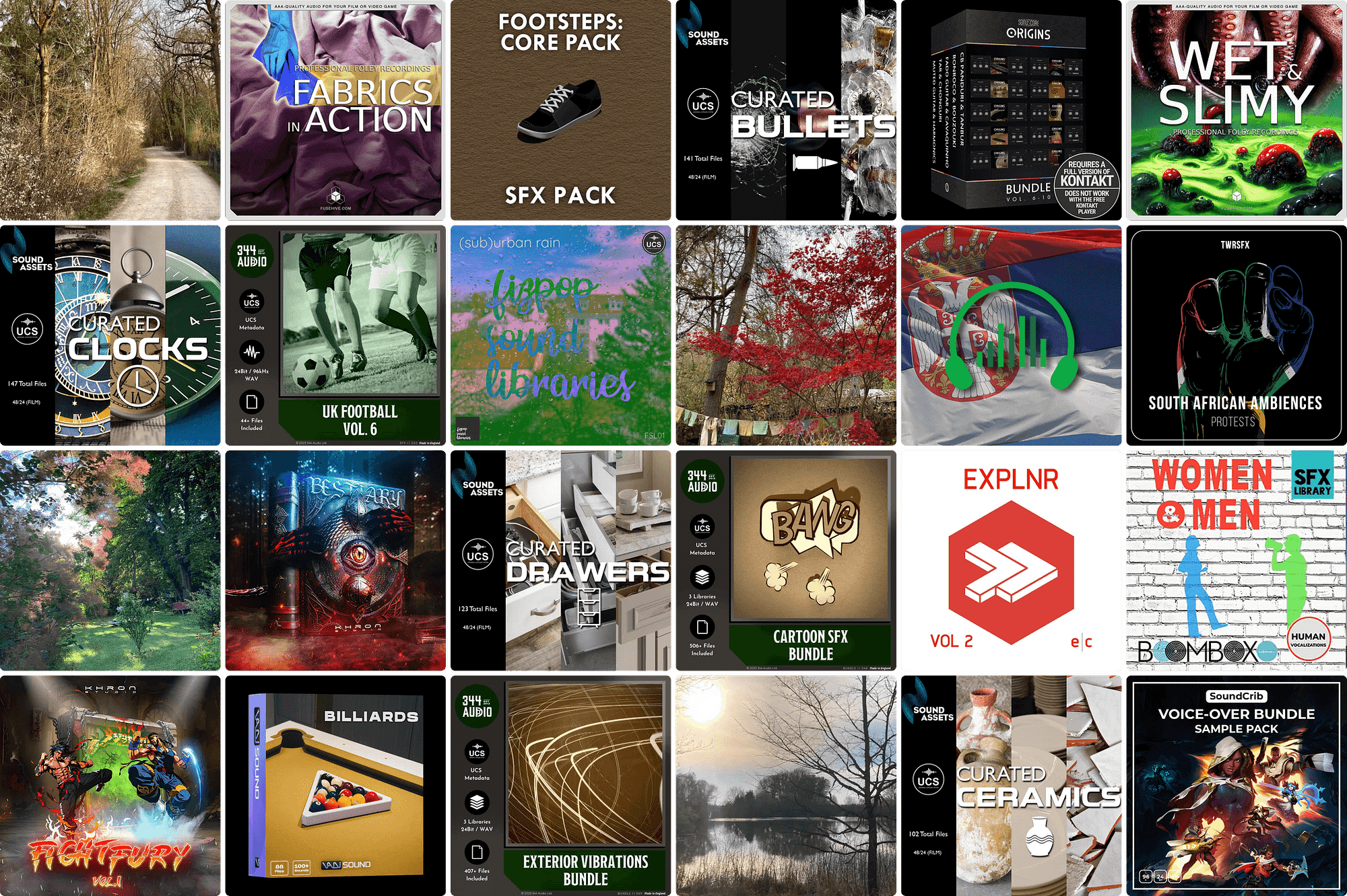 21 new sound libraries