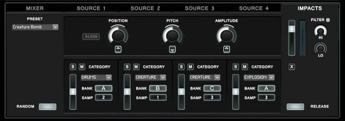 Whoosh Impact Sampler