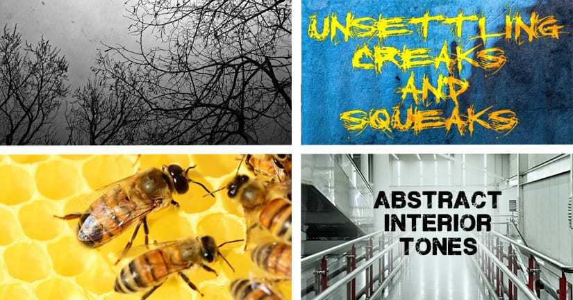 new sound effects drones bees ambiences