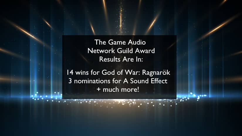Game Audio Network Award Winners 2023