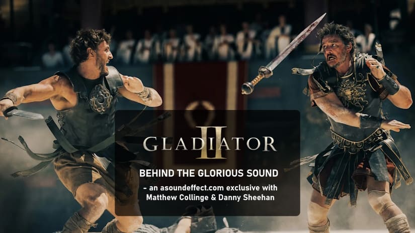 Gladiator 2 film sound design interview